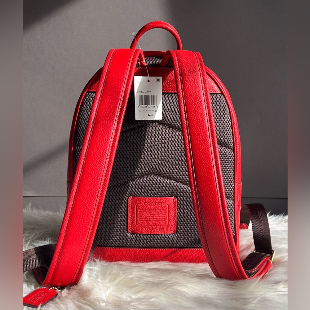 💰SOLD - CC394 - Coach Charter Backpack 24 In Signature Leather - Picture 5 of 15
